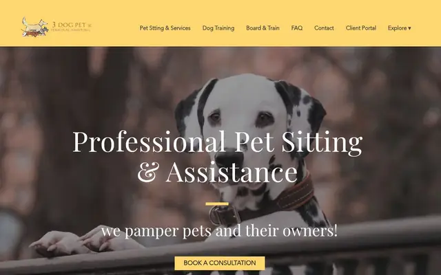 Homepage of 3 Dog Pet and Personal Assisting – cat sitter in Keller, TX