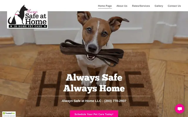 Homepage of Always Safe At Home – cat sitter in Middlebury, CT