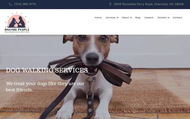Homepage of Animal People Pet Sitting & Dog Walking – cat sitter in Mint Hill, NC