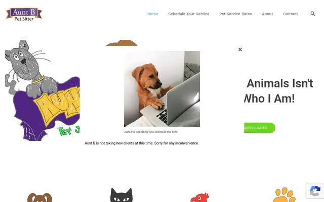 Homepage of Aunt B Pet Sitter – cat sitter in Tucson, AZ