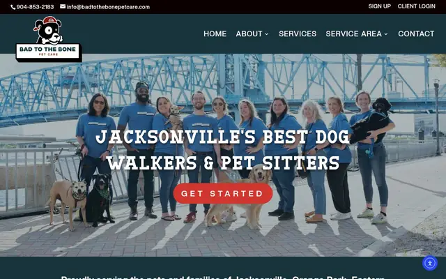 Homepage of Bad to the Bone Pet Care – cat sitter in Florida