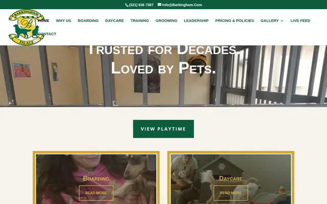 Homepage of Barkingham Palace – cat sitter in Rockledge, FL