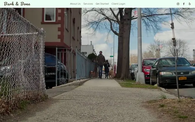 Homepage of Bark&Bone – cat sitter in Astoria, NY