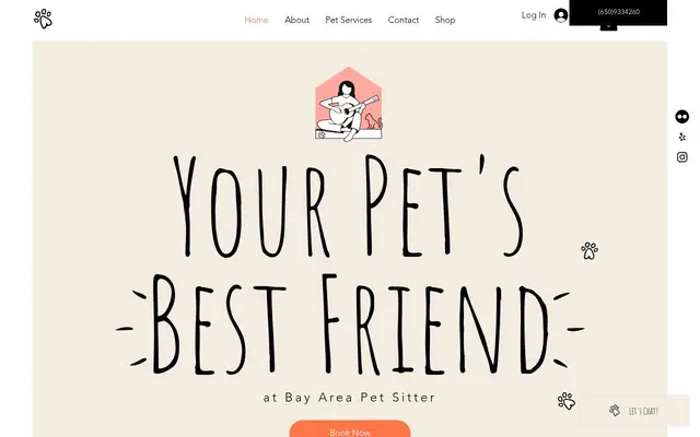 Homepage of Bay Area Pet Sitter – cat sitter in Los Gatos, CA