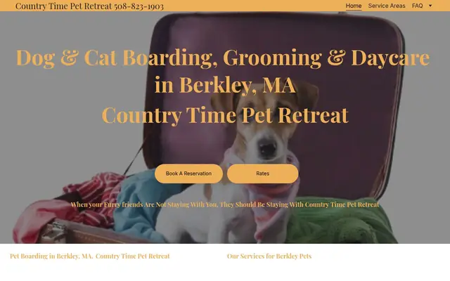 Homepage of Country Time Pet Retreat (Berkley Kennel) – cat sitter in Berkley, MA