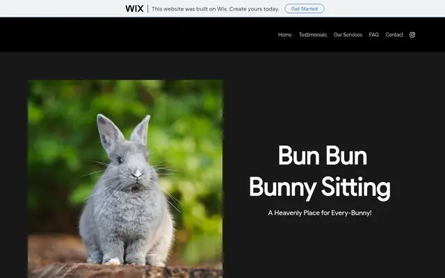 Homepage of Bun-Bun Bunny Sitting – cat sitter in Los Gatos, CA