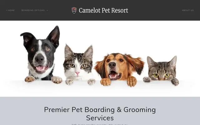 Homepage of Camelot Pet Resort – cat sitter in Ashaway, RI