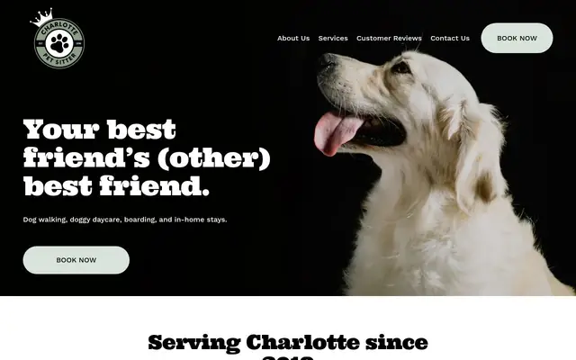 Homepage of Charlotte Pet Sitter, LLC – cat sitter in North Carolina