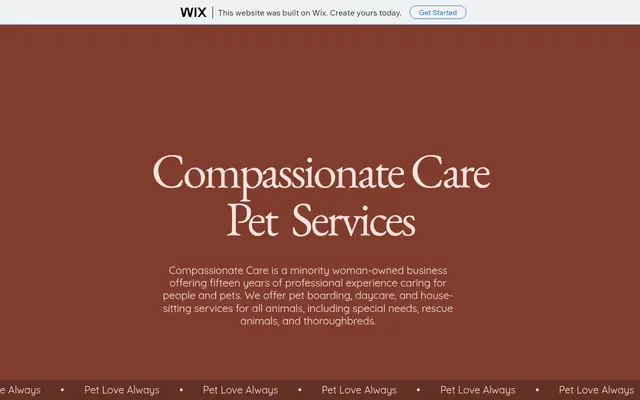 Homepage of Compassionate Care - Pet Boarding & House Sitting Services – cat sitter in Shoreline, WA