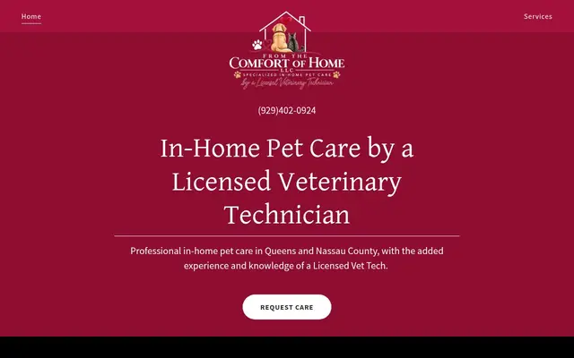 Homepage of From the Comfort of Home, LLC – cat sitter in Bellerose, NY