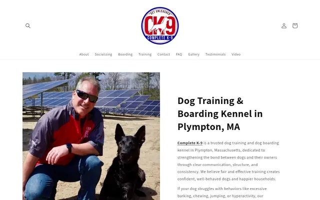 Homepage of Complete K-9 – cat sitter in Kingston, MA