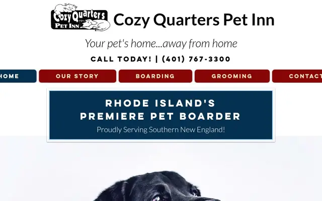 Homepage of Cozy Quarters Pet Inn – cat sitter in Lincoln, RI