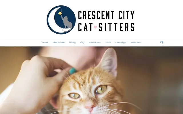 Homepage of Crescent City Cat Sitters – cat sitter in Louisiana