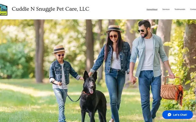 Homepage of Cuddle N Snuggle Pet Care – cat sitter in Bellerose, NY