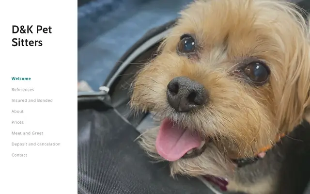 Homepage of D & K Pet Sitters – cat sitter in Laguna Niguel, CA