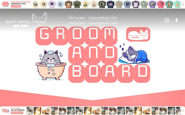 Homepage of don’t stress meowt - Groom and Board – cat sitter in Oklahoma City, OK