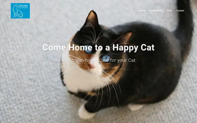 Homepage of Encore Cat Sitting – cat sitter in Seattle, WA