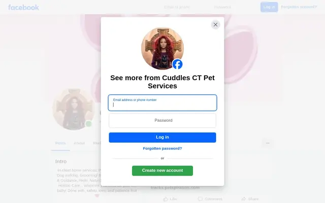 Homepage of Cuddles CT Pet Services – cat sitter in East Haven, CT