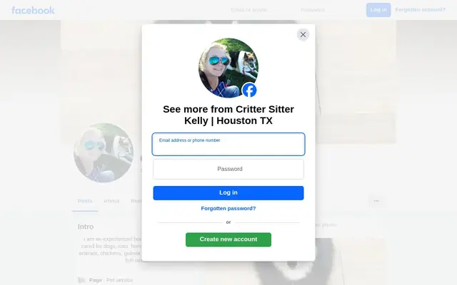 Homepage of Critter Sitter Kelly – cat sitter in Louisiana