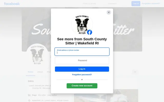 Homepage of South County Sitter – cat sitter in Exeter, RI