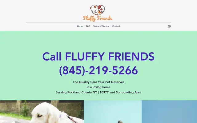 Homepage of Fluffy Friends - Pet Sitting and Walking – cat sitter in Nanuet, NY