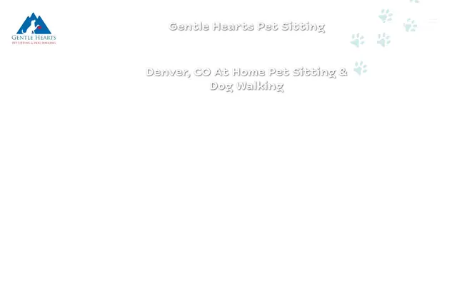 Homepage of Gentle Hearts Pet Sitting – cat sitter in Denver, CO