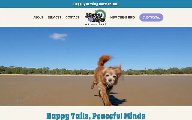 Homepage of Happy Days Animal Care – cat sitter in Norman, OK