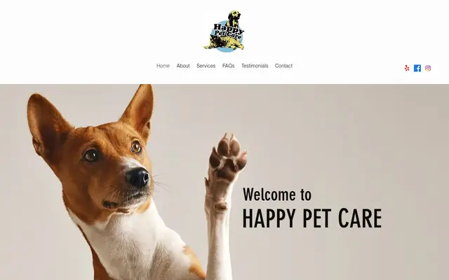 Homepage of Happy Pet Care – cat sitter in Brighton, MA