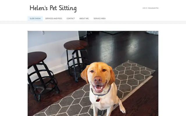 Homepage of Helen's Pet Sitting – cat sitter in Baltimore, MD