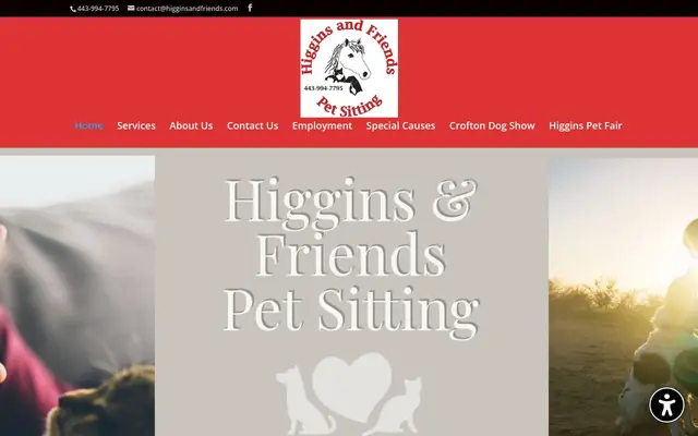 Homepage of Higgins and Friends Pet Sitting, LLC – cat sitter in Riviera Beach, MD