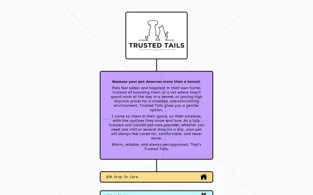 Homepage of Trusted Tails – cat sitter in Smyrna, TN