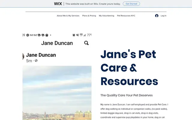 Homepage of Dog Walker Cat sitter and Resources West Village with Janie – cat sitter in Middle Village, NY