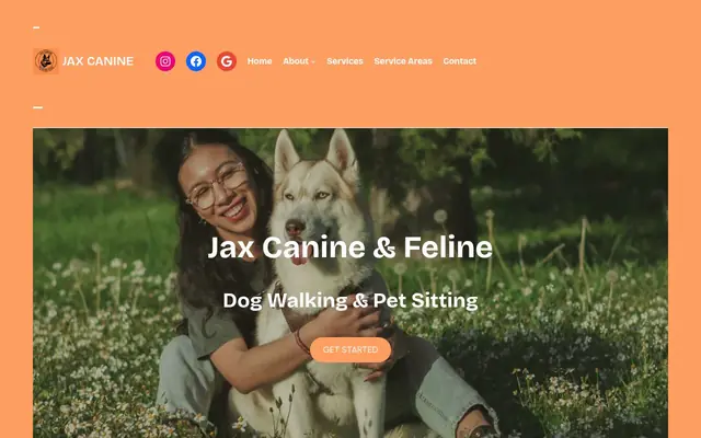 Homepage of Jax Canine – cat sitter in Jacksonville, FL