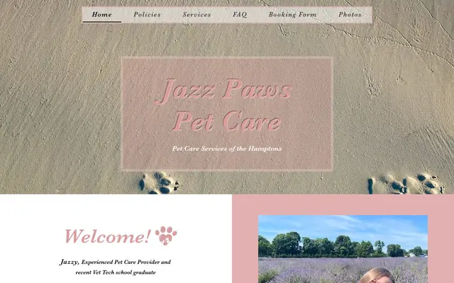 Homepage of Jazz Paws Pet Care – cat sitter in Center Moriches, NY