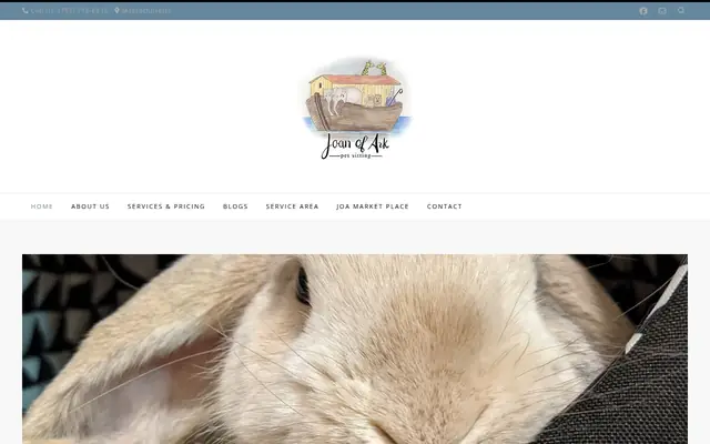Homepage of Joan of Ark Pet Sitting – cat sitter in Kingston, MA