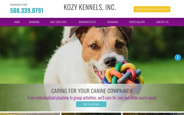 Homepage of Kozy Kennels – cat sitter in Mansfield, MA