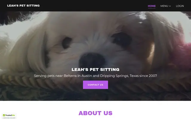 Homepage of LEAH'S PET SITTING – cat sitter in Austin, TX