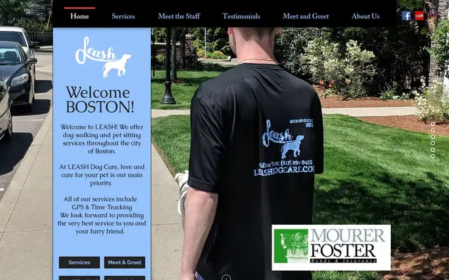 Homepage of LEASH Dog Care – cat sitter in Jamaica Plain, MA