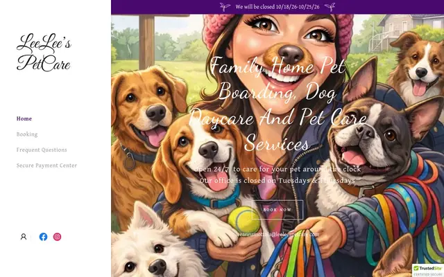 Homepage of LeeLee’s PetCare – cat sitter in Wilmington, DE