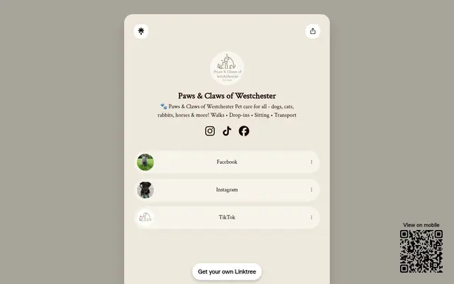 Homepage of Paws & Claws of Westchester – cat sitter in Bronx, NY