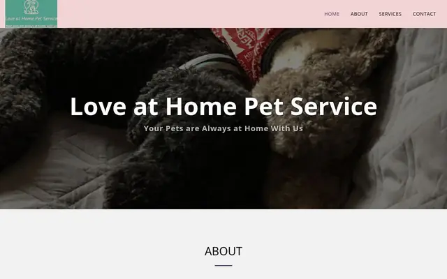 Homepage of Love at Home Pet Service – cat sitter in Exeter, RI