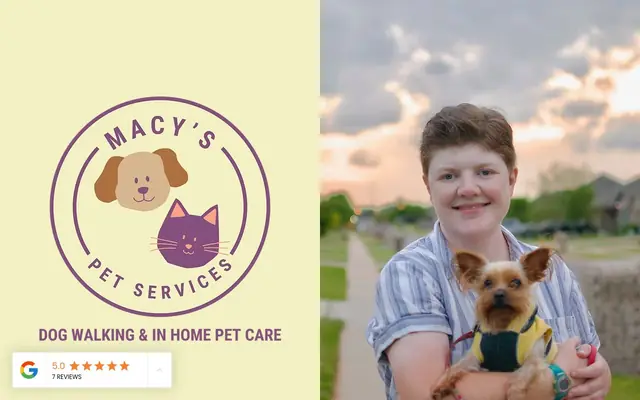 Homepage of Macy's Pet Services – cat sitter in Oklahoma City, OK