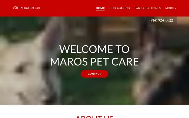 Homepage of Maros Pet Care – cat sitter in Brooklyn, NY