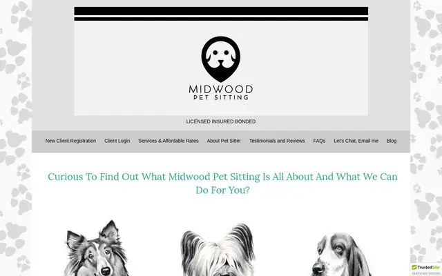 Homepage of Midwood Pet Sitting – cat sitter in Charlotte, NC