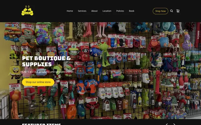 Homepage of M&M Pet Boutique & Supplies – cat sitter in Middle Village, NY