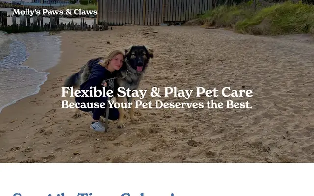 Homepage of Molly's Paws & Claws Pet Sitting – cat sitter in Lake Ronkonkoma, NY