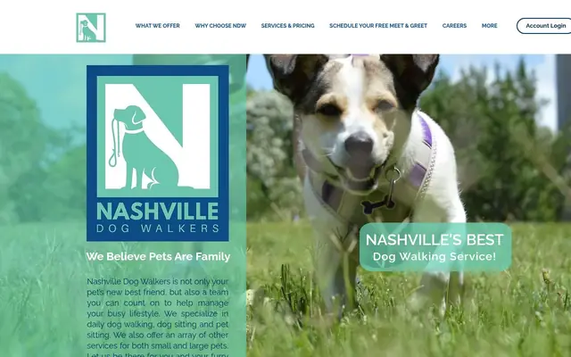 Homepage of Nashville Dog Walkers – cat sitter in Nashville, TN