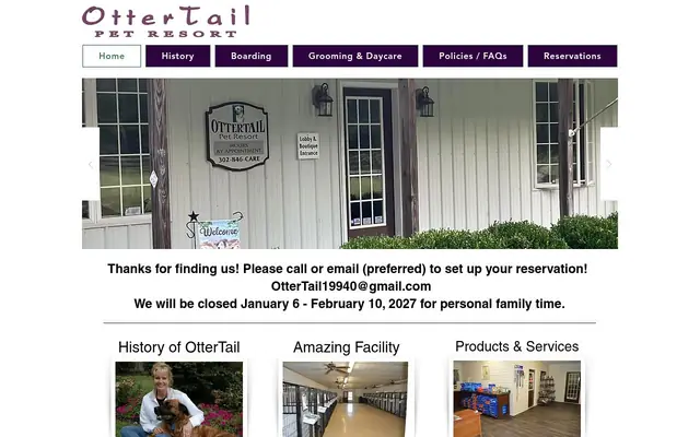 Homepage of OtterTail Pet Resort – cat sitter in Delmar, DE