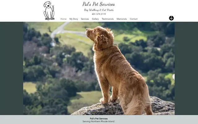 Homepage of Pal's Pet Services – cat sitter in Exeter, RI