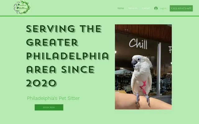 Homepage of Panda's Petsitting – cat sitter in Bensalem, PA